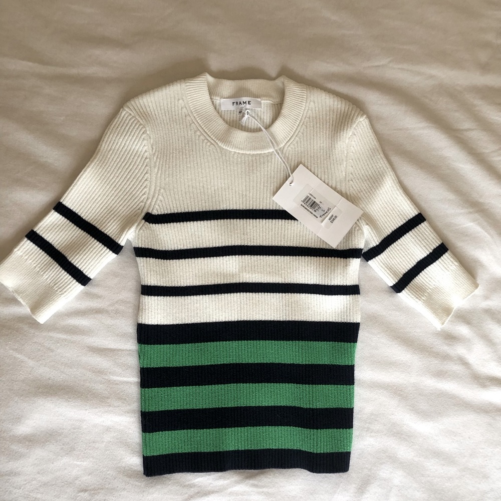 NWT Frame Rib Crew